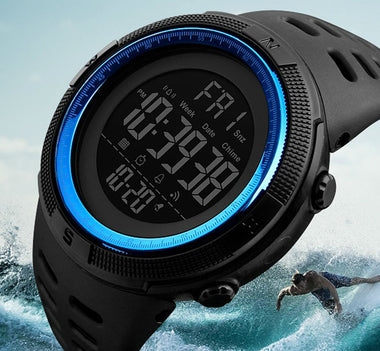 Digital LED Waterproof Watch