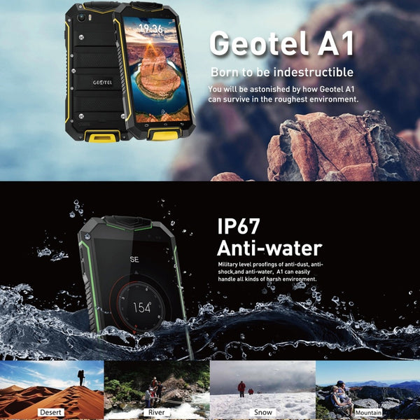 Geotel A1 Triple Proofing Smartphone