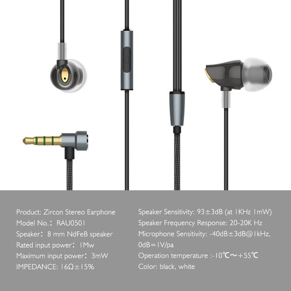 Rock Luxury Waterproof Earphones