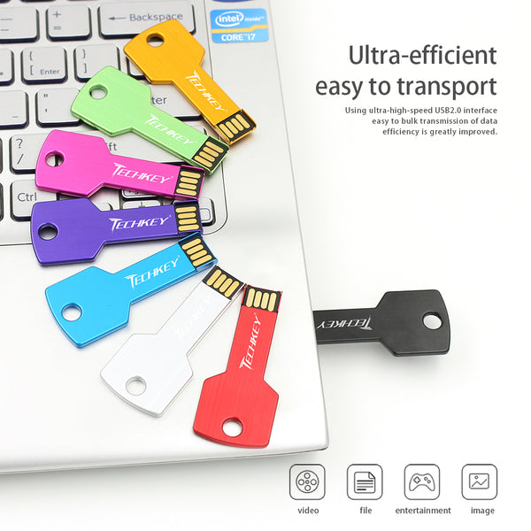 Waterproof Key Memory Pen Drive